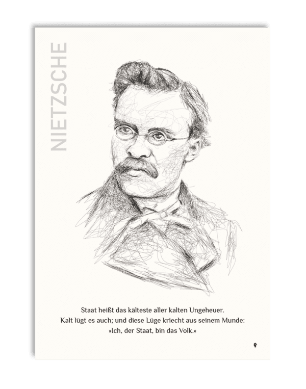 Friedrich Nietzsche (Kunstdruck)