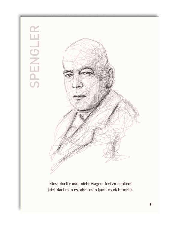 Oswald Spengler (Kunstdruck)