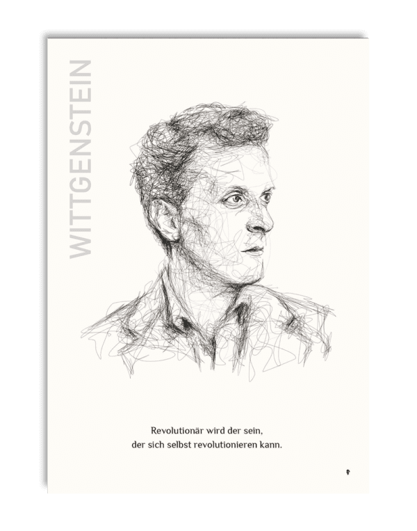 Ludwig Wittgenstein (Kunstdruck)