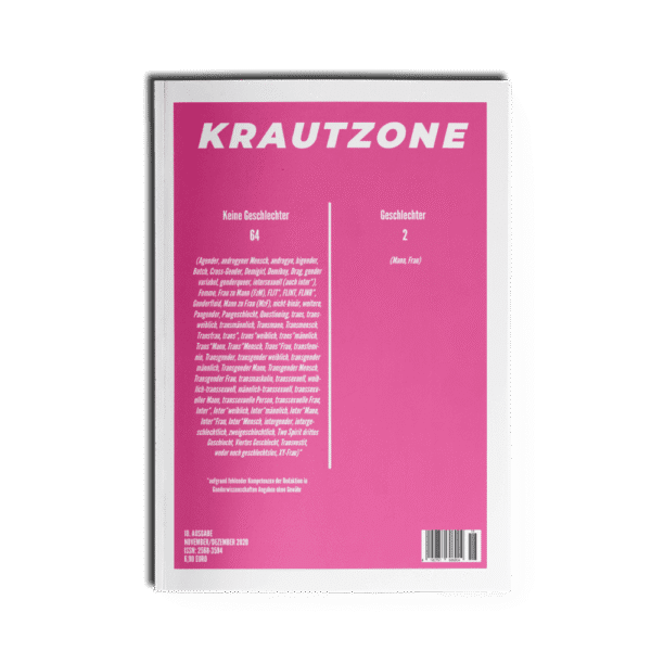 18. Ausgabe - Geschlecht