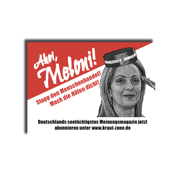 Ahoi, Meloni! (Aufkleber)